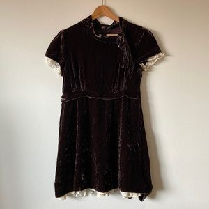 Marc By Marc Jacobs Velvet Dress Size 10